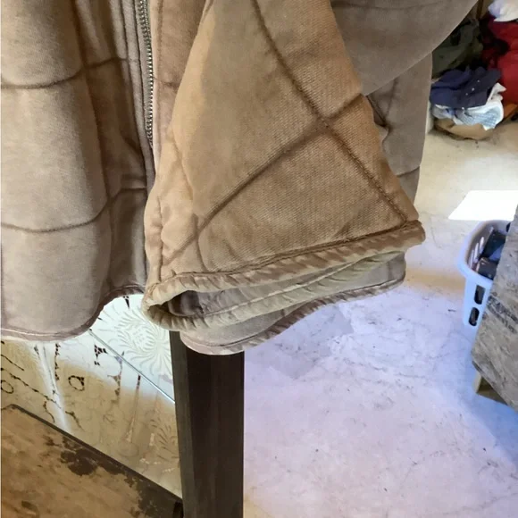 Free People Dolman Quilted Jacket M Champagne Diamonds - Picture 6 of 16